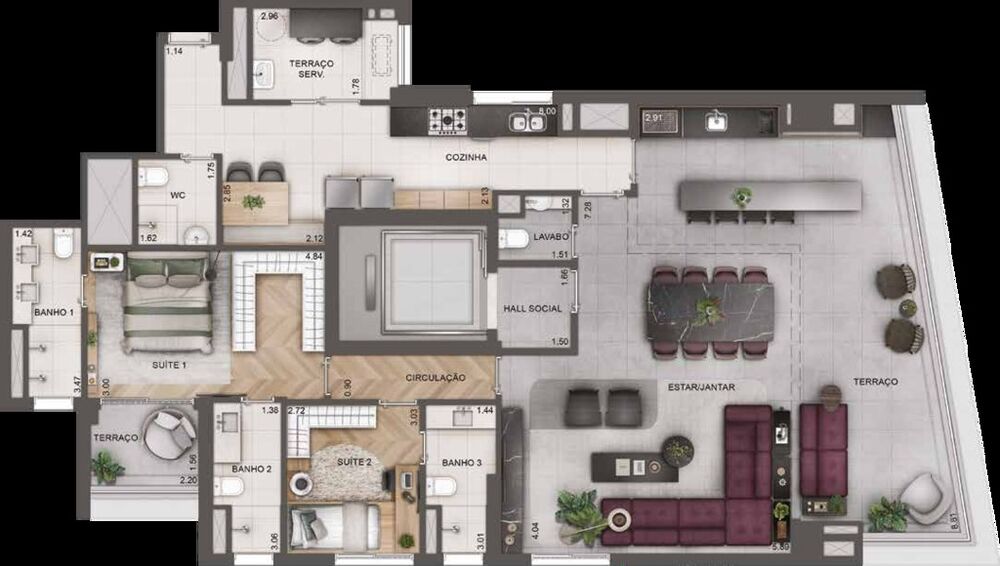 Apartamento, 4 quartos, 211 m² - Foto 4