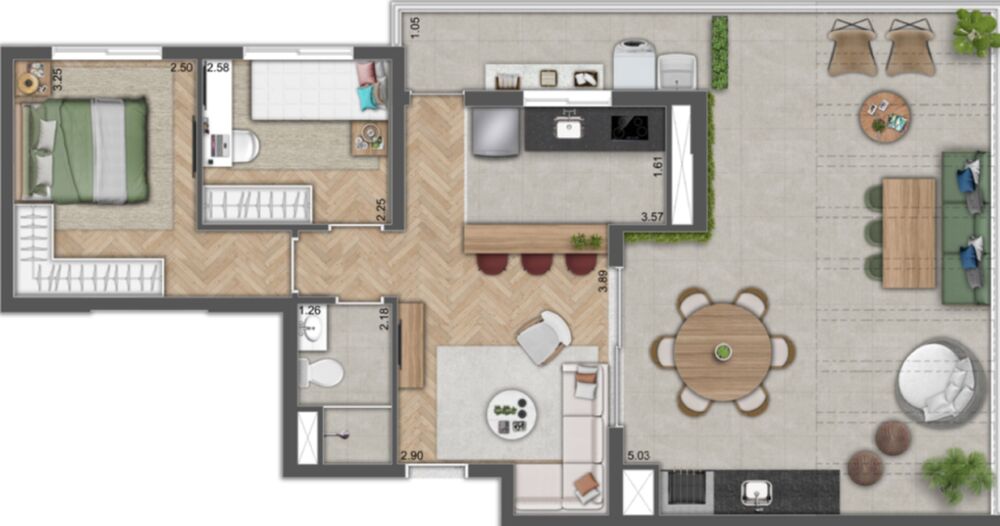 Apartamento, 1 quarto, 30 m² - Foto 28