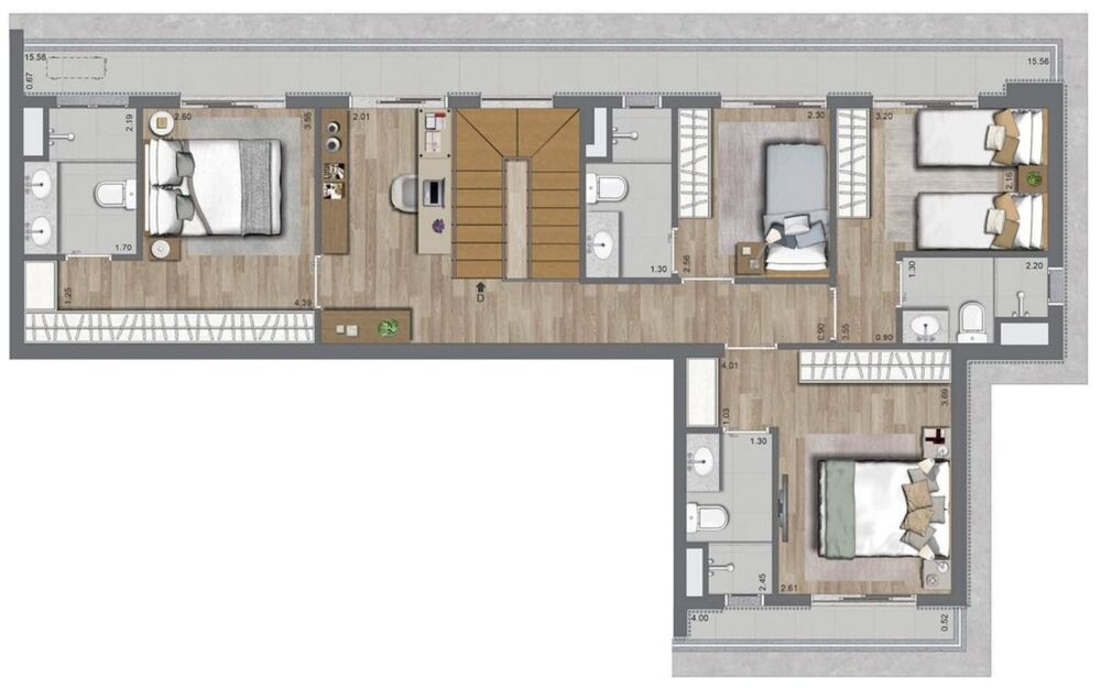 Apartamento, 4 quartos, 161 m² - Foto 38