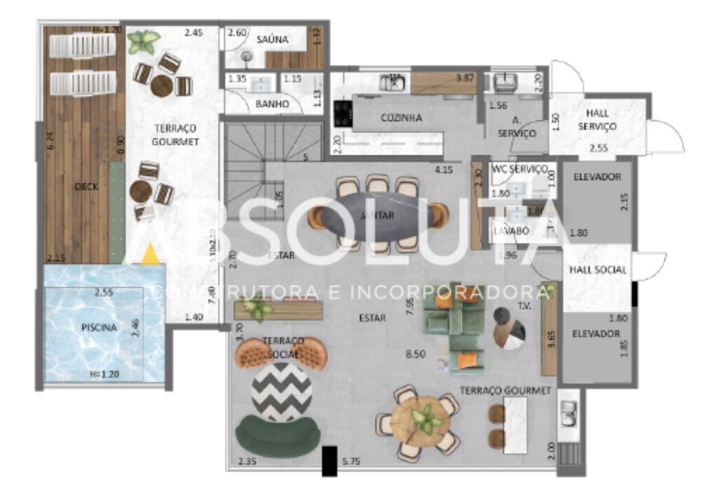 Cobertura, 3 quartos, 240 m² - Foto 20