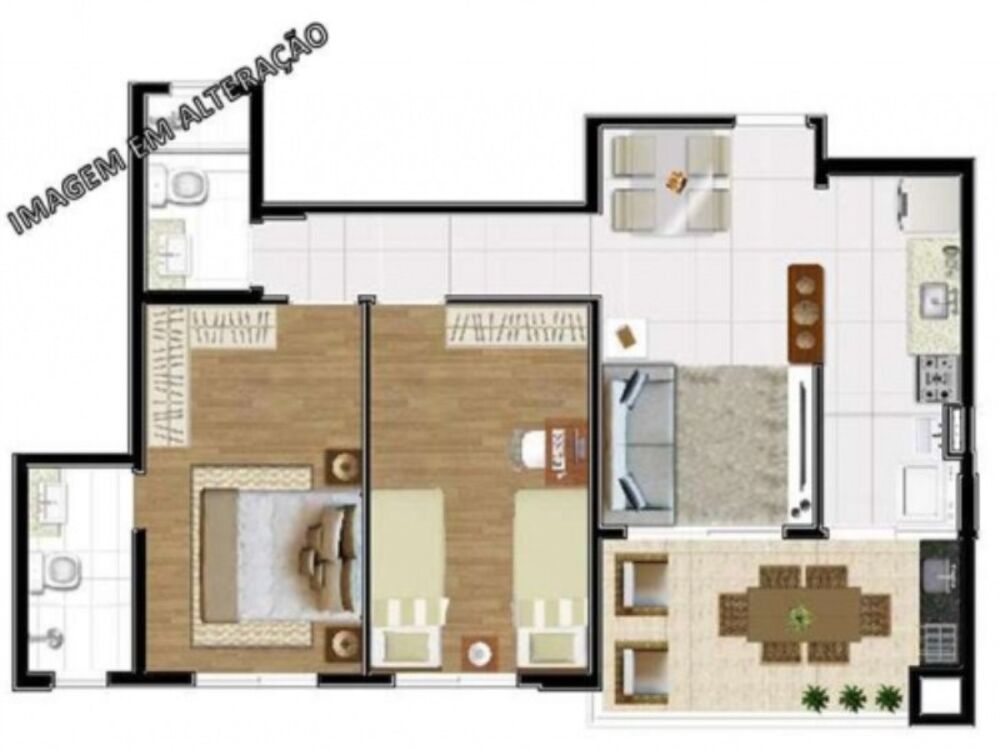 Apartamento, 2 quartos, 66 m² - Foto 4
