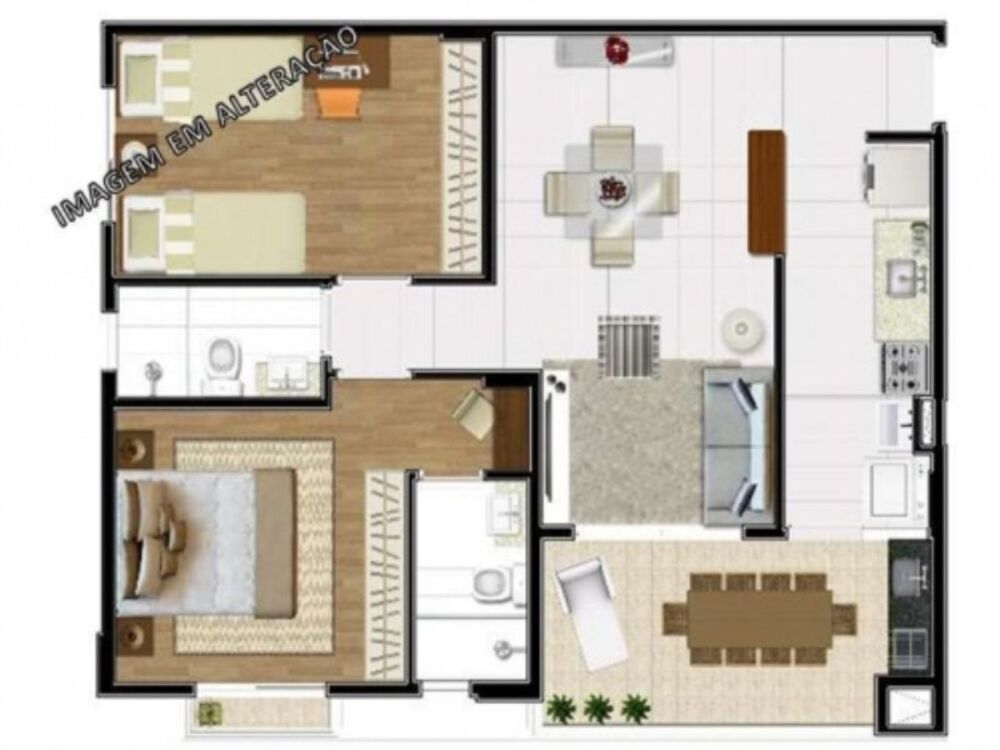 Apartamento, 2 quartos, 66 m² - Foto 3