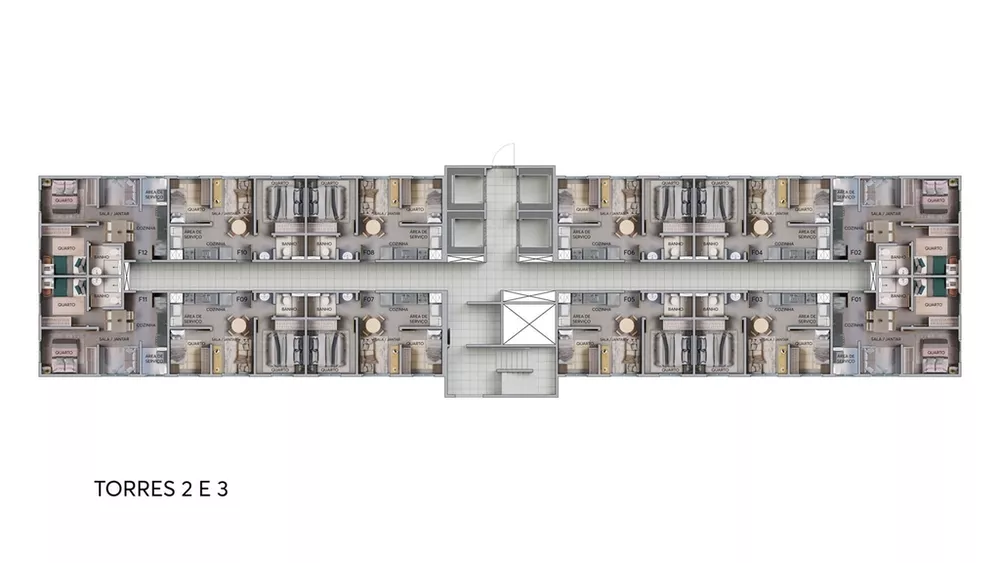 Apartamento, 2 quartos, 33 m² - Foto 13