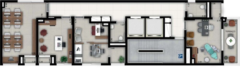 Sala-Conjunto, 19 m² - Foto 1