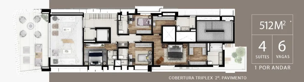 Cobertura, 4 quartos, 512 m² - Foto 6