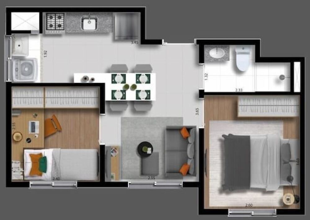 Apartamento, 2 quartos, 32 m² - Foto 13
