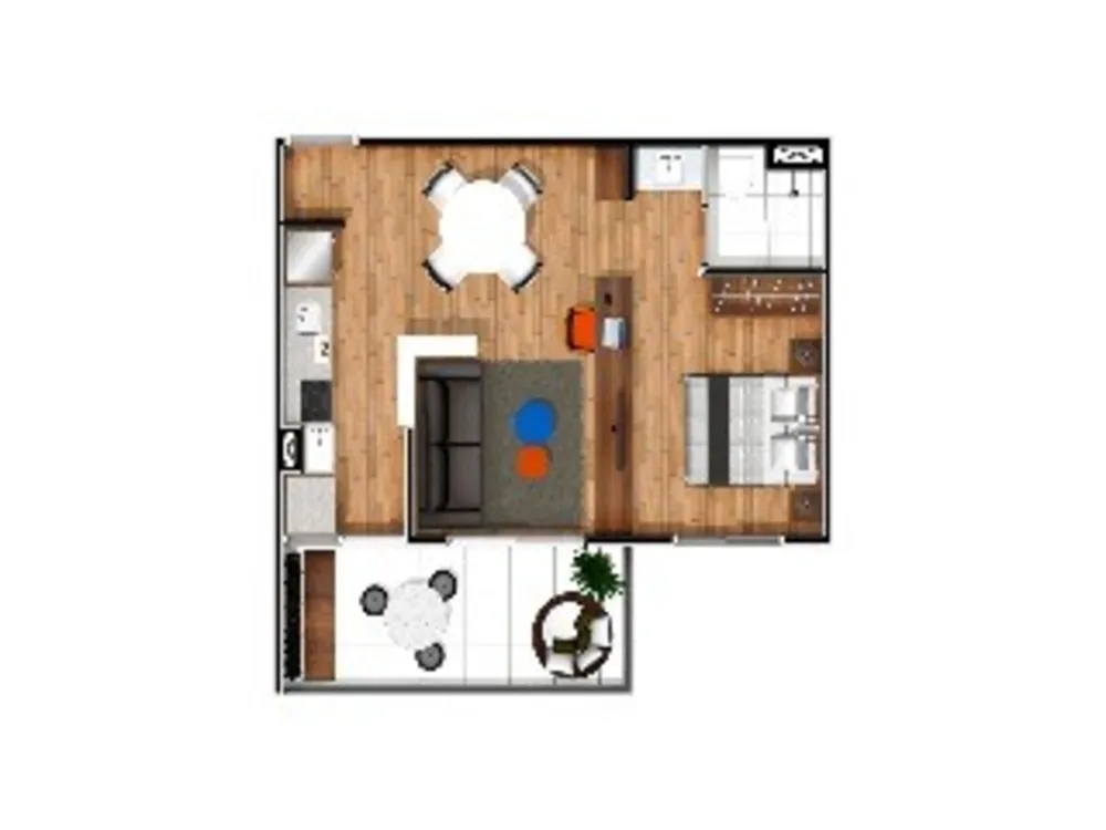 Apartamento, 2 quartos, 61 m² - Foto 2