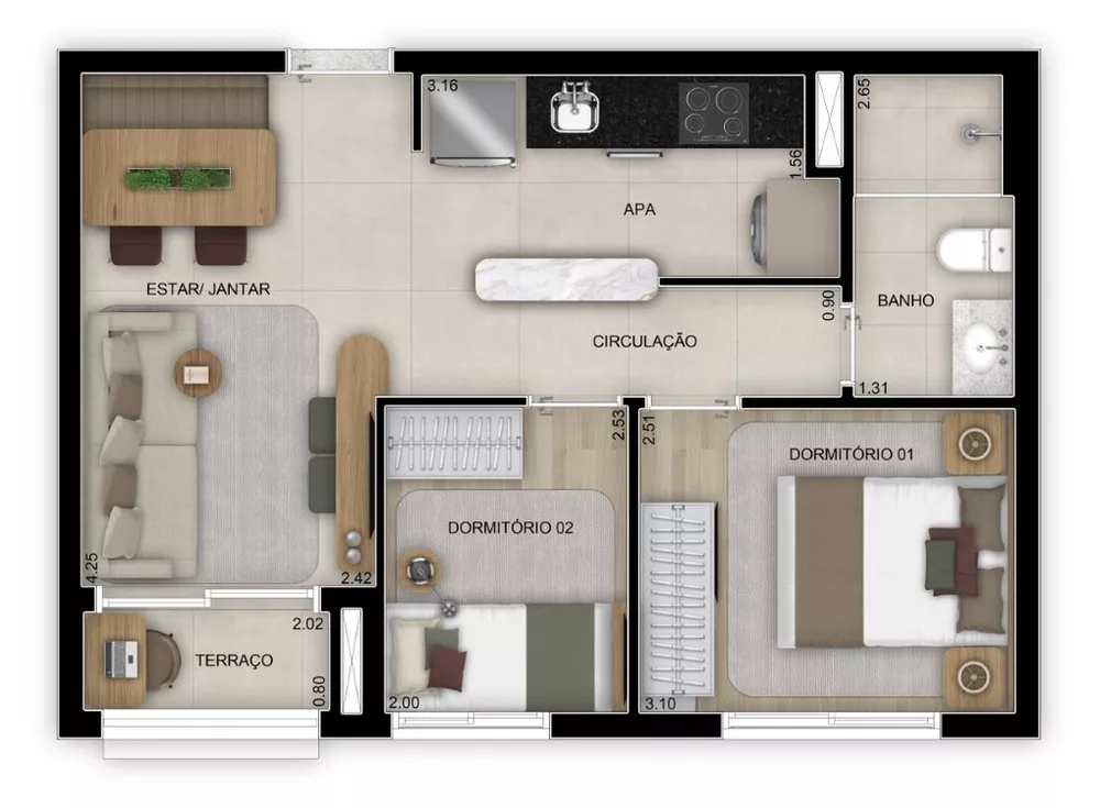 Apartamento, 3 quartos, 183 m² - Foto 4
