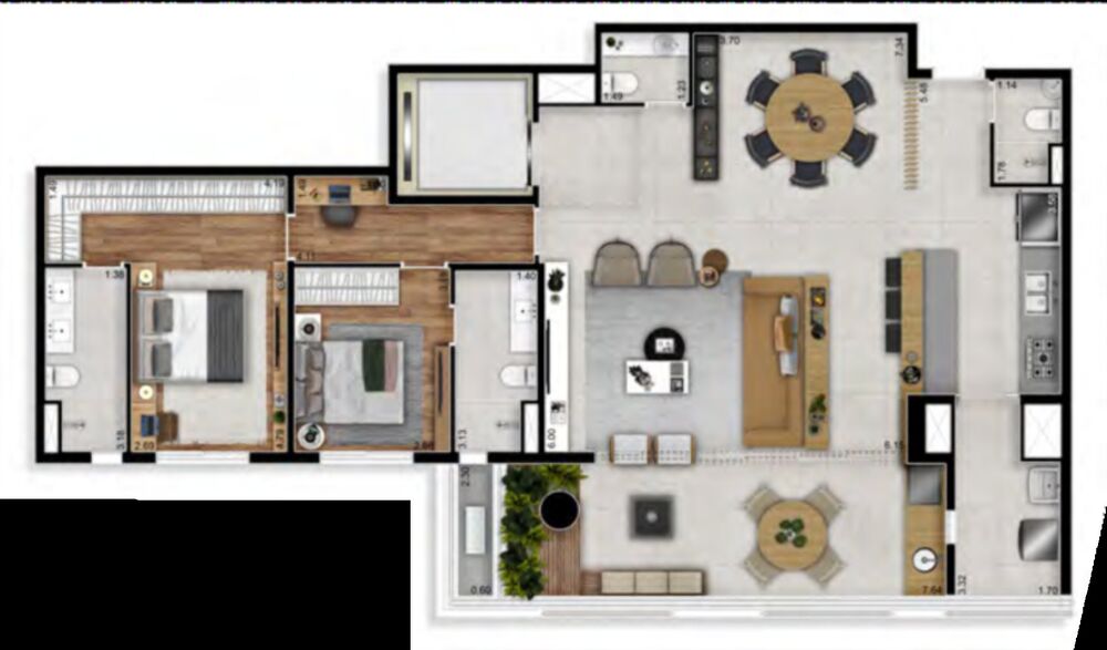 Apartamento, 3 quartos, 270 m² - Foto 8