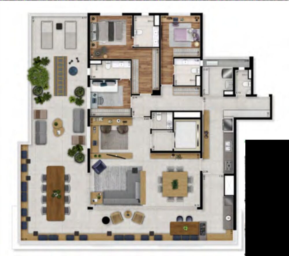 Apartamento, 3 quartos, 270 m² - Foto 9