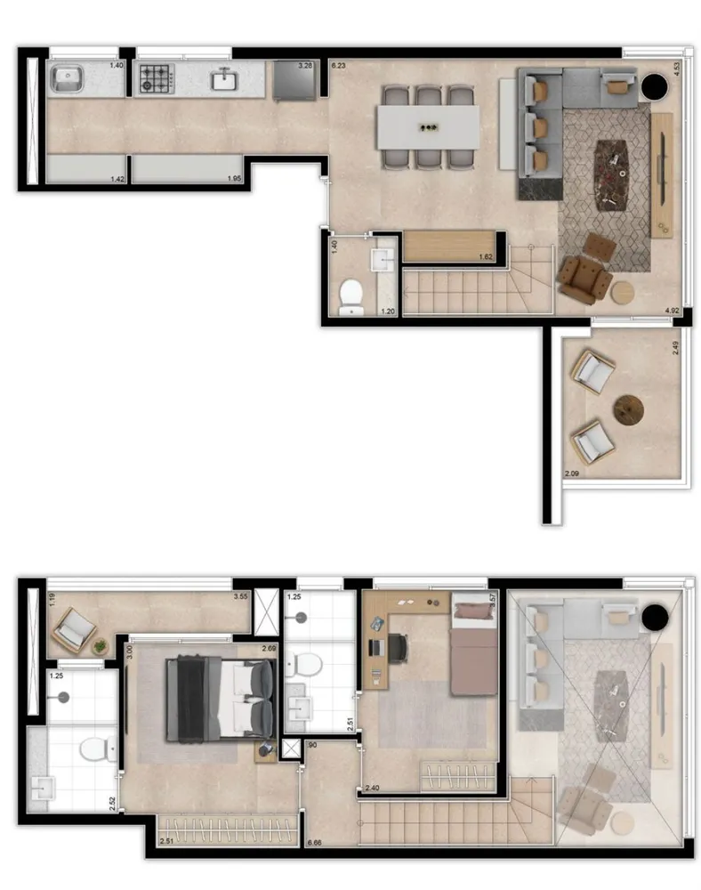 Apartamento, 1 quarto, 45 m² - Foto 8