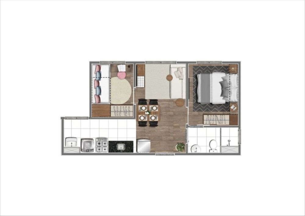 Apartamento, 2 quartos, 36 m² - Foto 7