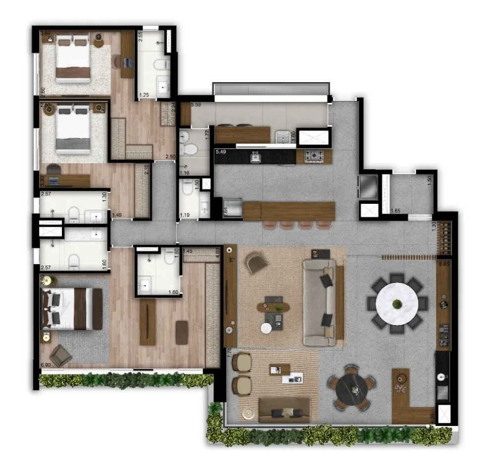 Apartamento, 3 quartos, 201 m² - Foto 16