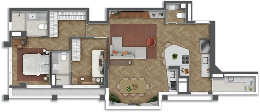 Apartamento, 3 quartos, 186 m² - Foto 26