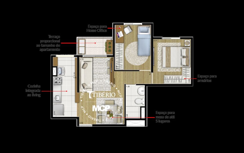 Apartamento, 3 quartos, 63 m² - Foto 19