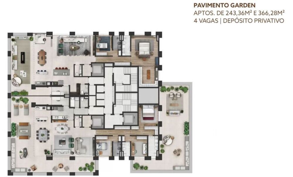 Apartamento, 3 quartos, 366 m² - Foto 5