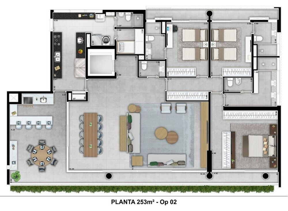Apartamento, 3 quartos, 252 m² - Foto 16