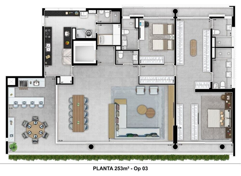 Apartamento, 3 quartos, 252 m² - Foto 7