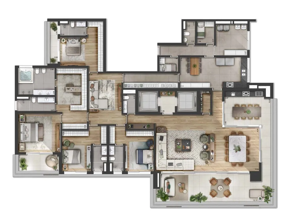 Apartamento, 5 quartos, 565 m² - Foto 11