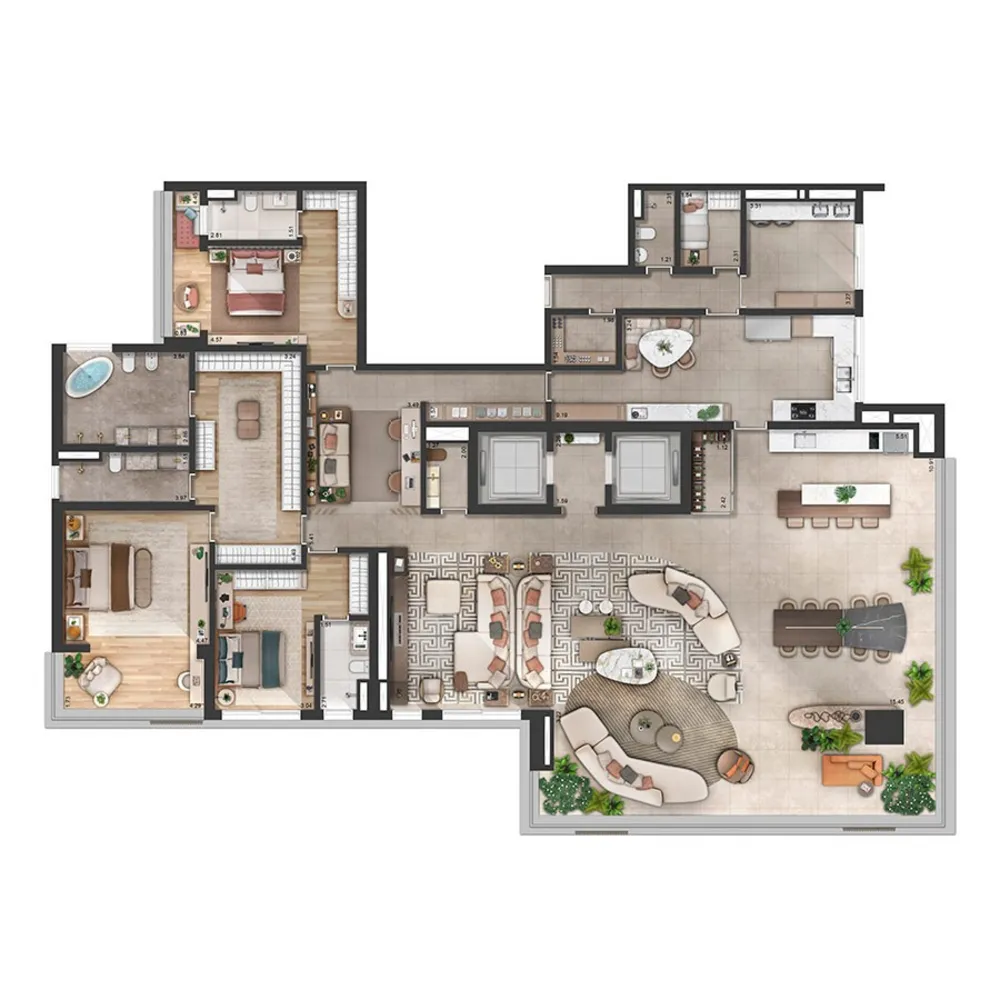 Apartamento, 5 quartos, 565 m² - Foto 12