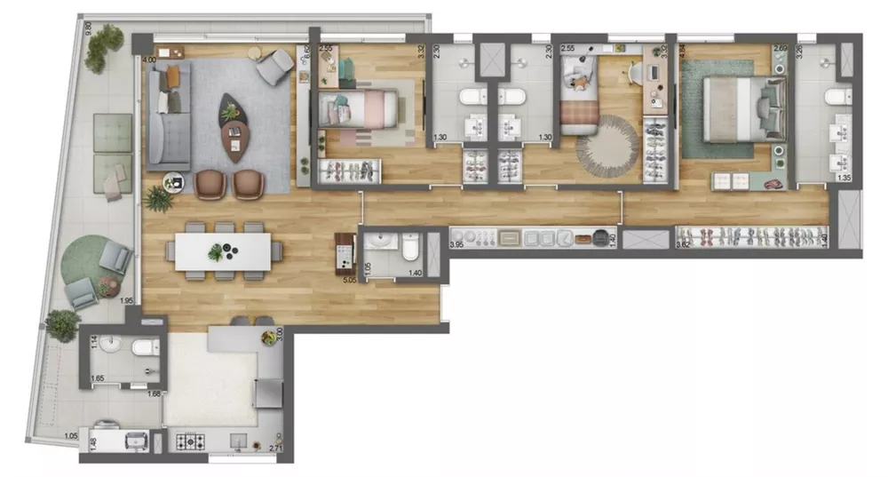 Apartamento, 2 quartos, 81 m² - Foto 2