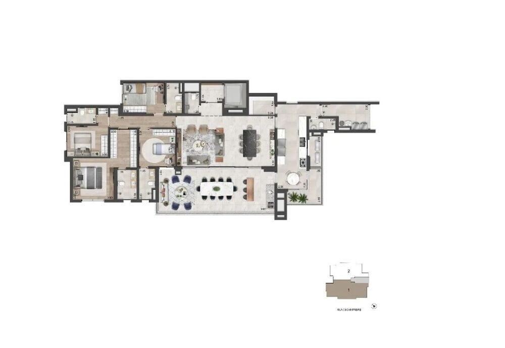 Apartamento, 4 quartos, 217 m² - Foto 3