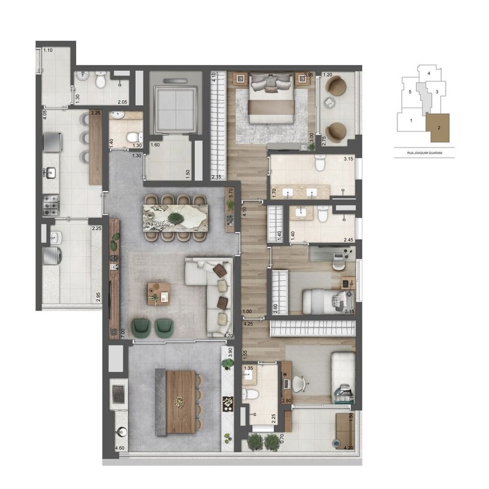 Apartamento, 3 quartos, 170 m² - Foto 20