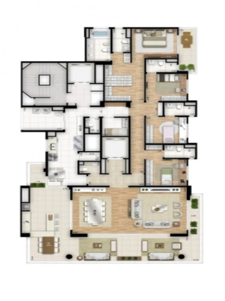Apartamento, 4 quartos, 283 m² - Foto 10