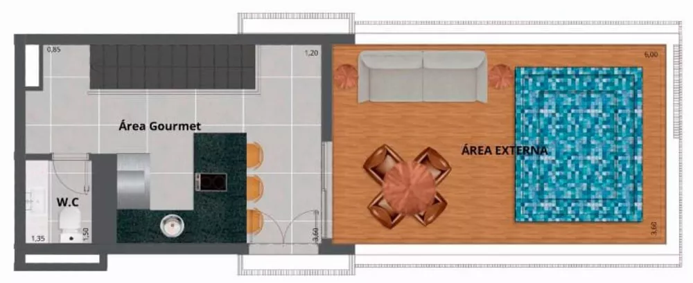 Apartamento, 1 quarto, 93 m² - Foto 10