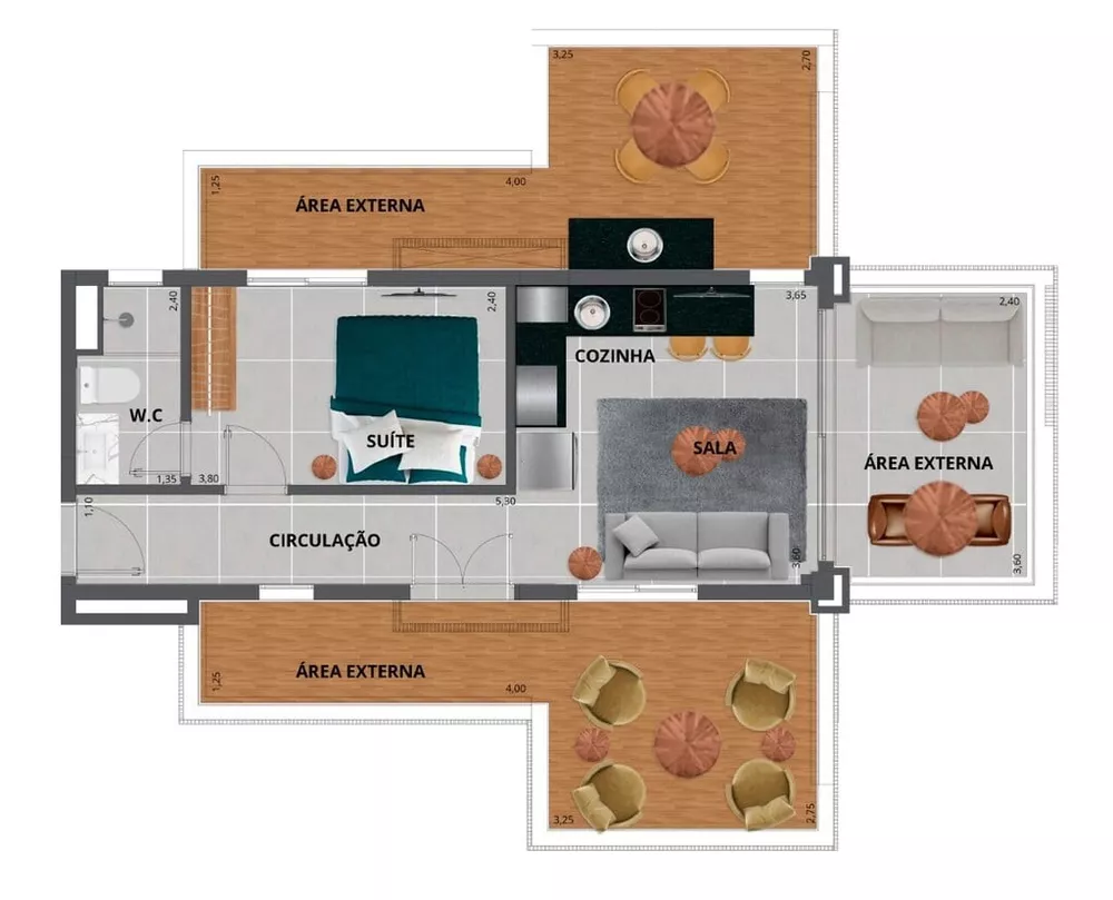 Apartamento, 1 quarto, 93 m² - Foto 5
