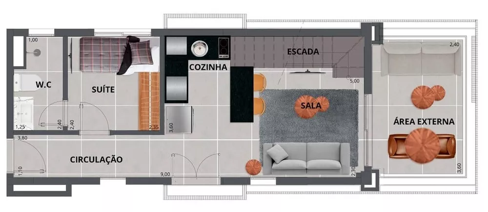 Apartamento, 1 quarto, 93 m² - Foto 11