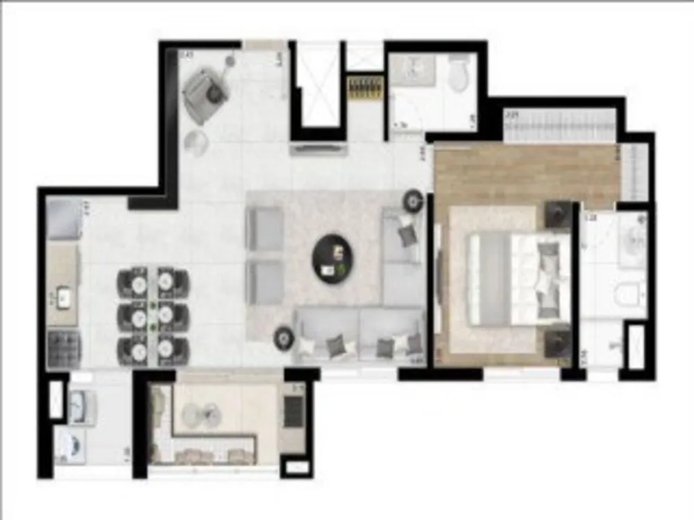Apartamento, 2 quartos, 92 m² - Foto 3