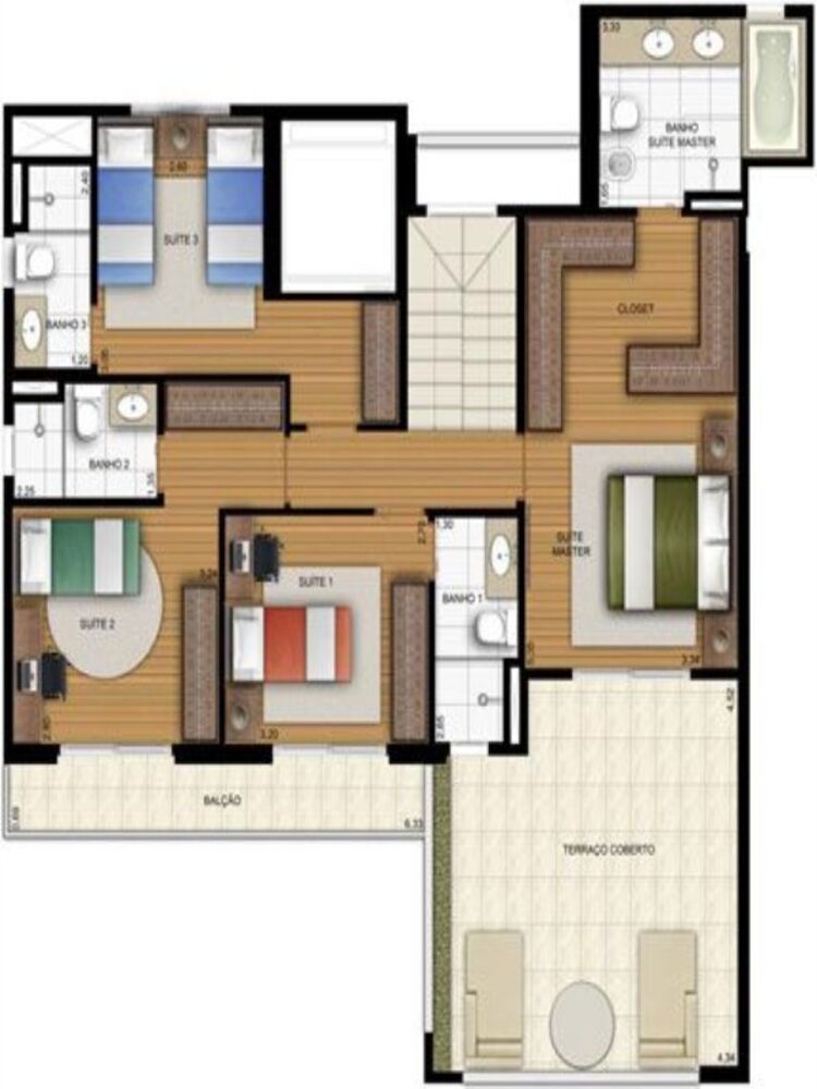 Apartamento, 4 quartos, 184 m² - Foto 7