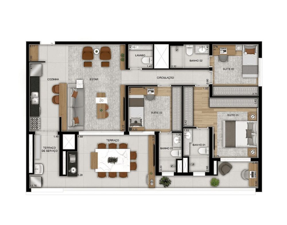 Apartamento, 2 quartos, 75 m² - Foto 28