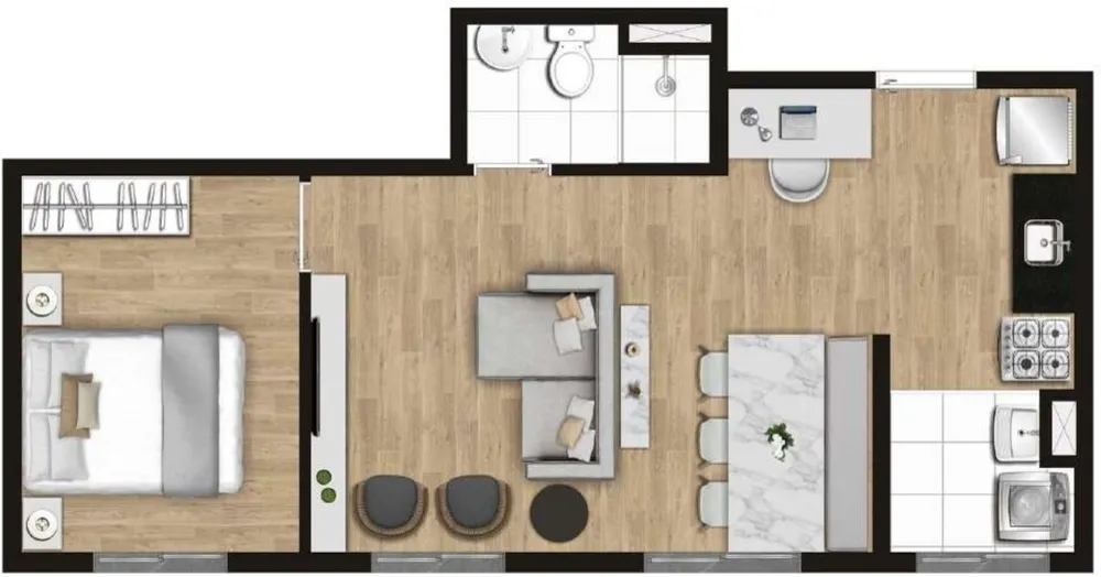 Apartamento, 2 quartos, 36 m² - Foto 14
