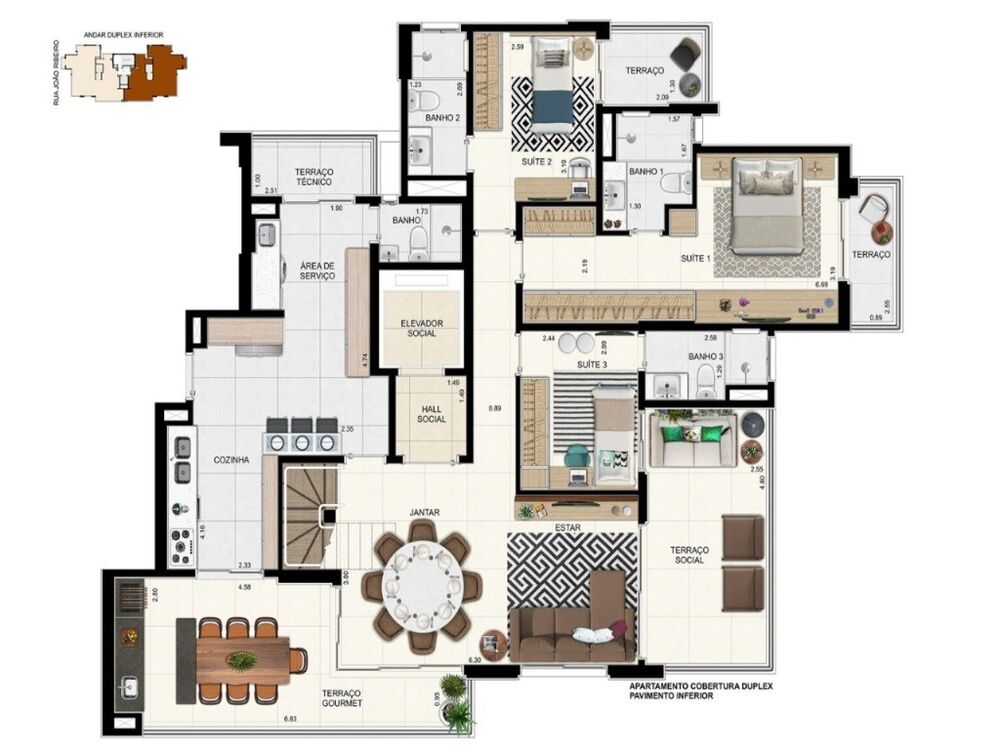 Apartamento, 3 quartos, 161 m² - Foto 13