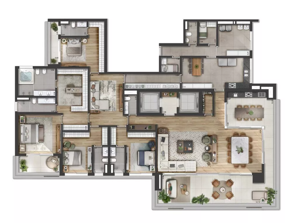 Apartamento, 4 quartos, 420 m² - Foto 11