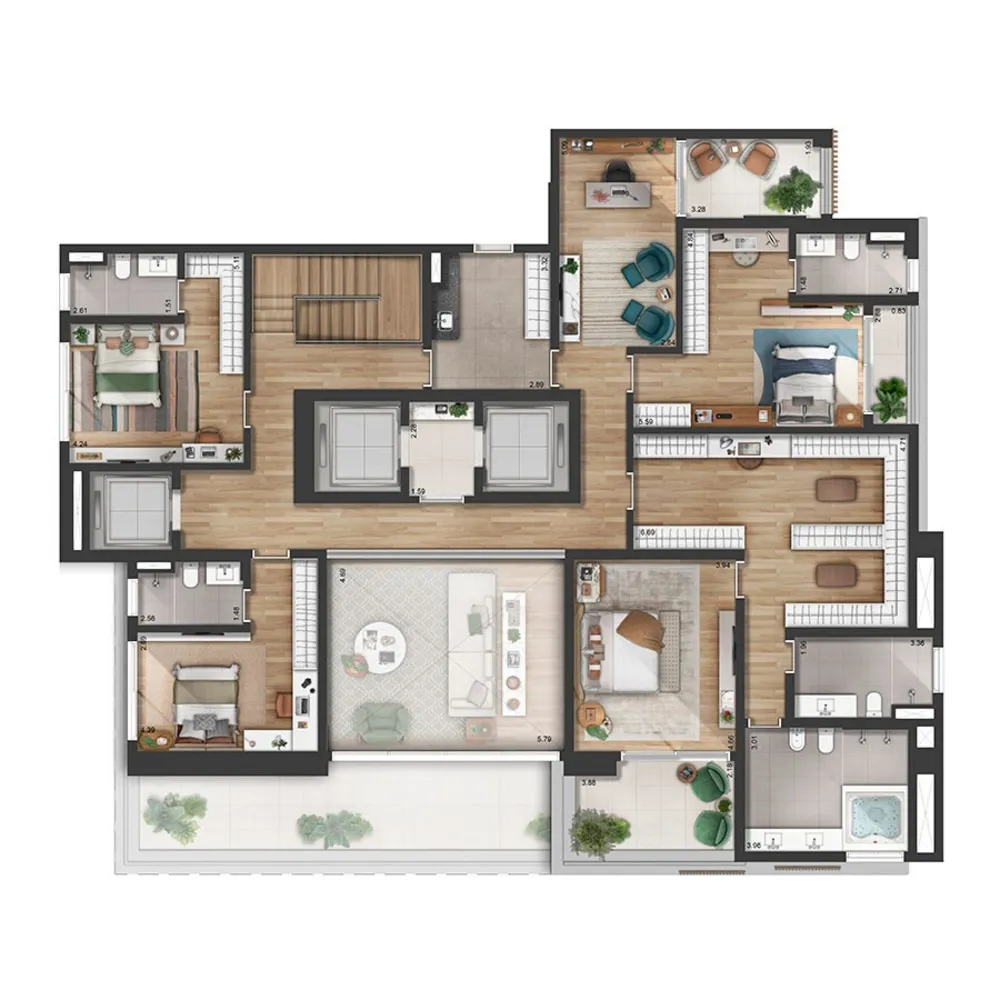 Apartamento, 4 quartos, 420 m² - Foto 23
