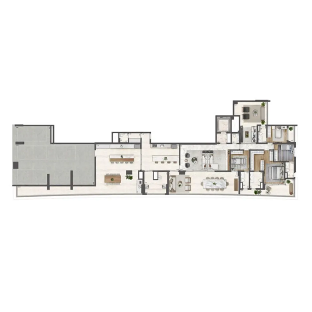 Apartamento, 4 quartos, 166 m² - Foto 1