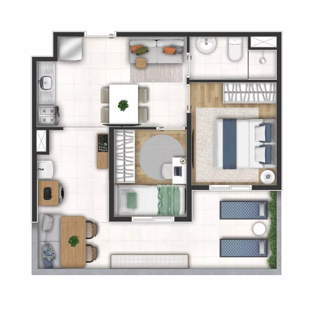 Apartamento, 2 quartos, 35 m² - Foto 13