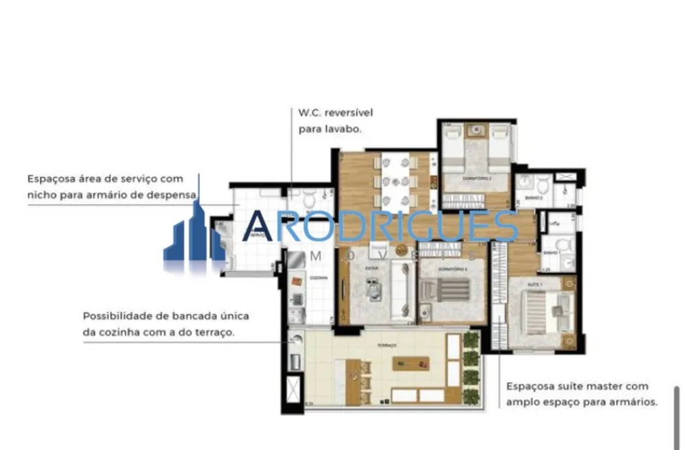 Apartamento, 3 quartos, 108 m² - Foto 8