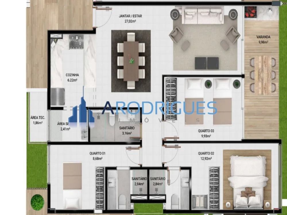 Apartamento, 3 quartos, 146 m² - Foto 8