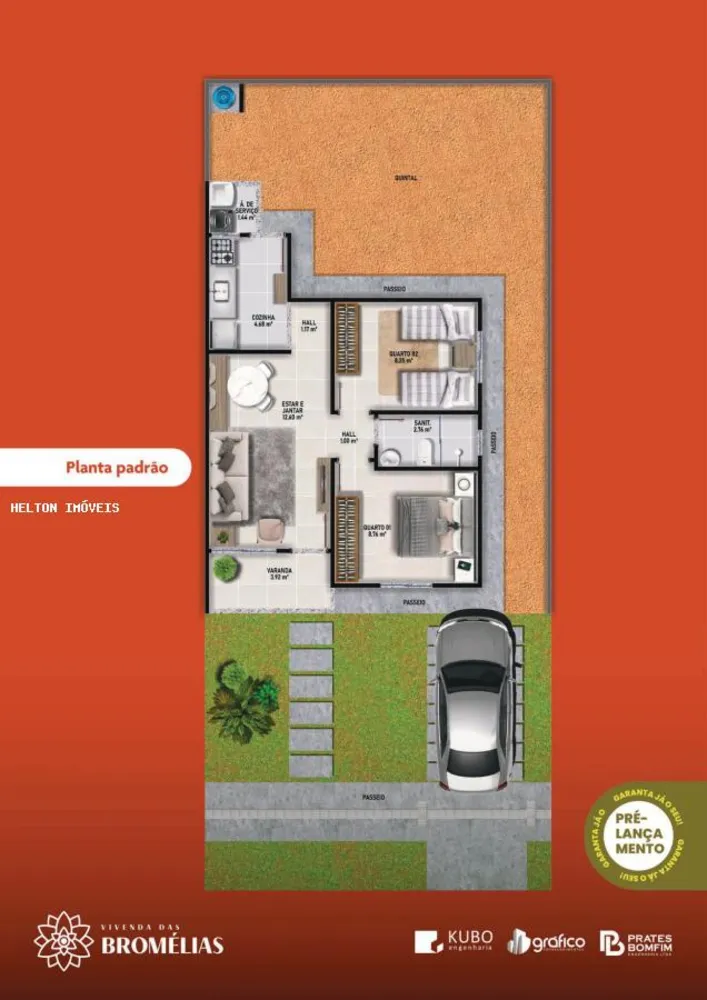 Casa de Condomínio, 2 quartos - Foto 6
