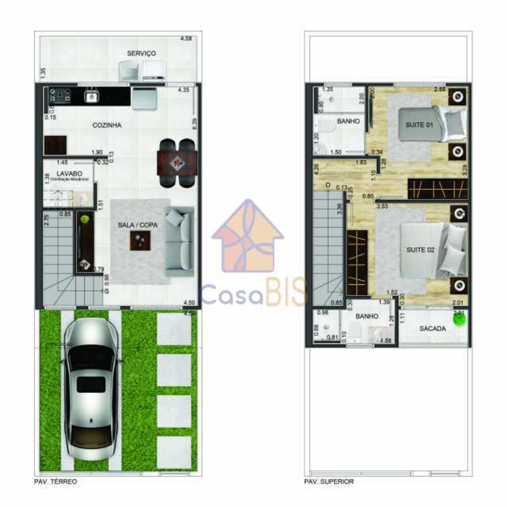 Casa à venda com 2 quartos, 66m² - Foto 8