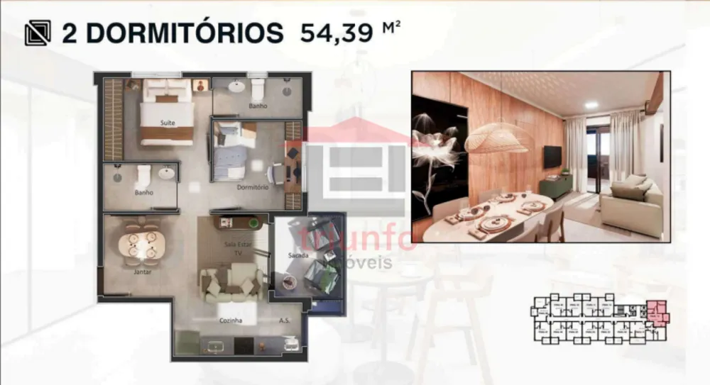 Apartamento, 2 quartos - Foto 4