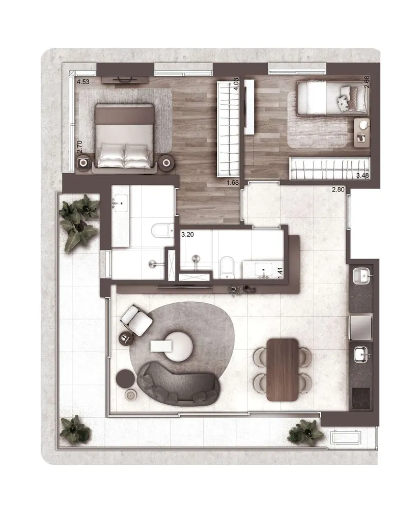Apartamento, 2 quartos, 106 m² - Foto 8