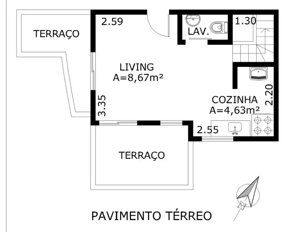 Apartamento, 2 quartos, 80 m² - Foto 3