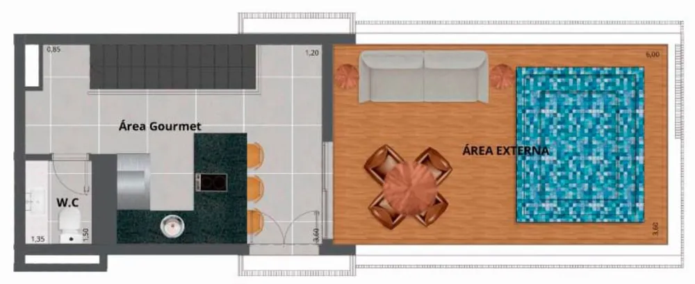 Apartamento, 1 quarto, 48 m² - Foto 12