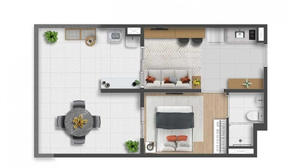 Apartamento, 1 quarto, 50 m² - Foto 4