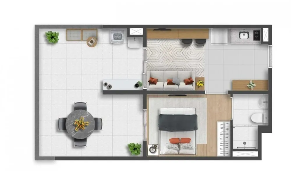 Apartamento, 1 quarto, 50 m² - Foto 13